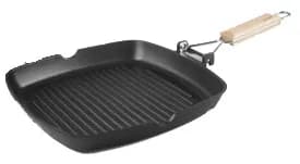 Grill ondulado aluminio fundido asa abatible lif