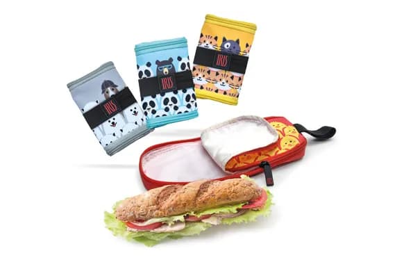 Portabocadillos enrollable zipper roll firends