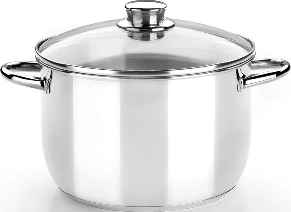Olla con tapa cristal optima