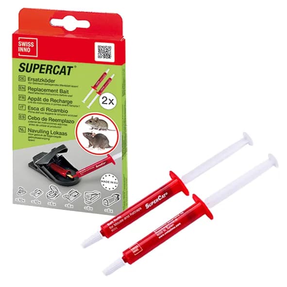 Recambio jeringa cebo para roedores supercat