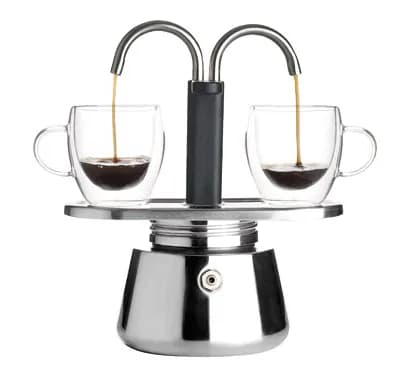 Cafetera mini expres inox