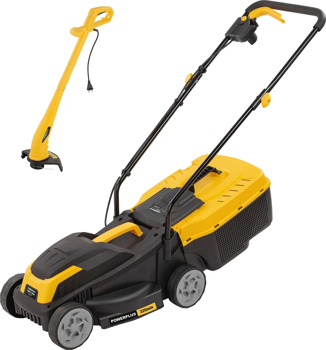 Cortacesped eléctrico + cortabordes 250 W