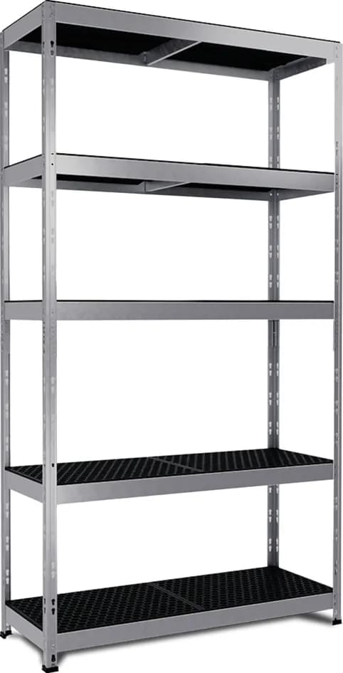 Estanteria metal 5 estantes pp sin tornillos rivet alloy