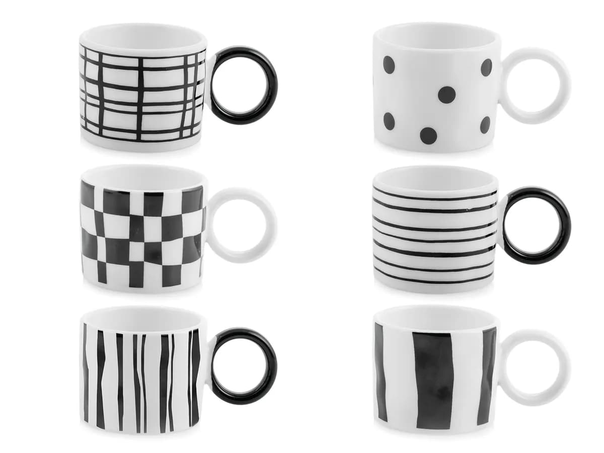 Taza jumbo new bon china noir