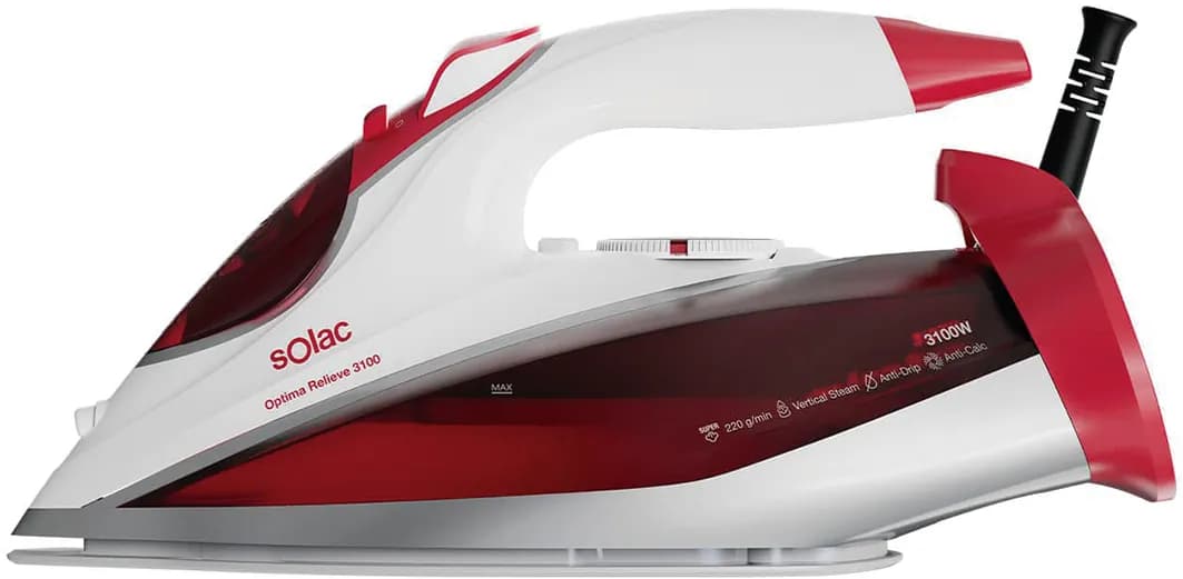 Plancha vapor relieve