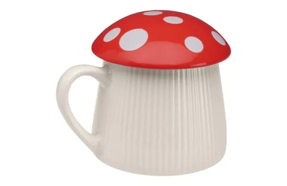 Taza con tapa seta