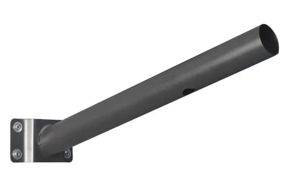 Soporte pared farola acero lusna