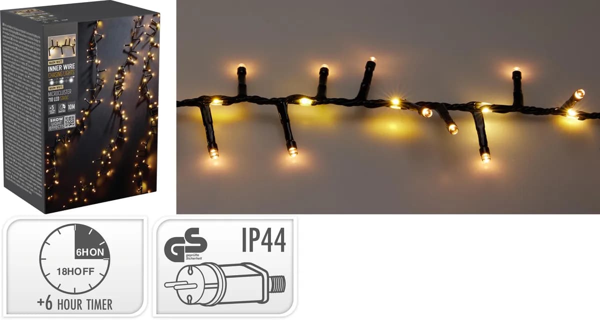 Guirnalda serpiente cascada 710 led ip44