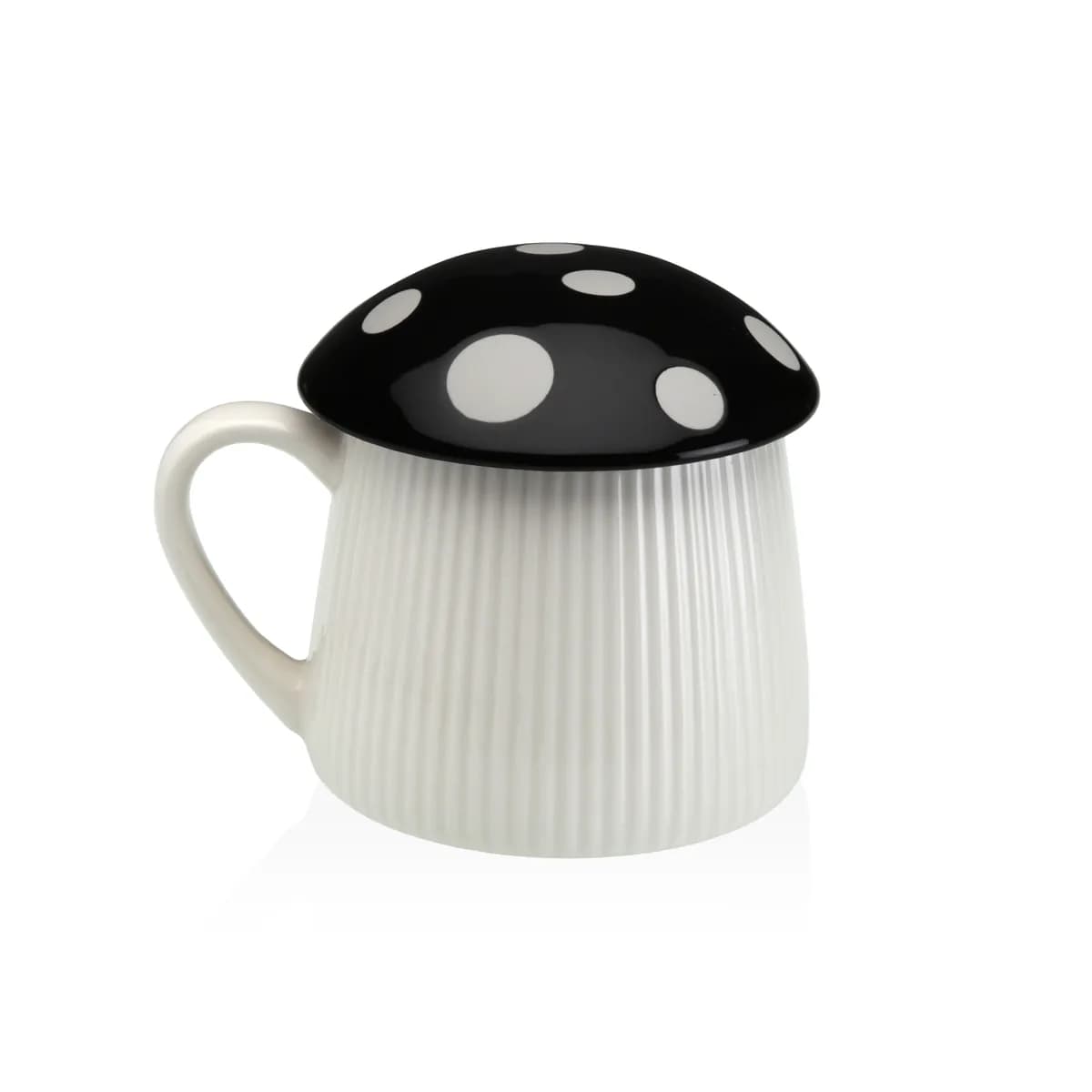 Taza con tapa seta