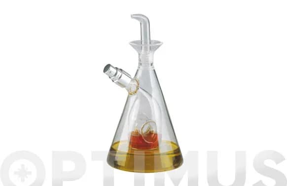 Aceitera vinagrera 2 en 1 antigoteo
