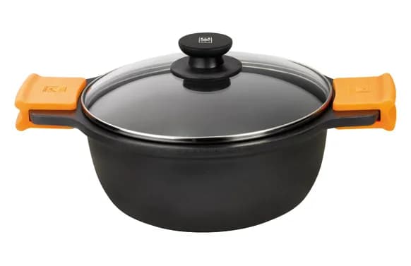 Cazuela alta aluminio fundido con tapa efficient