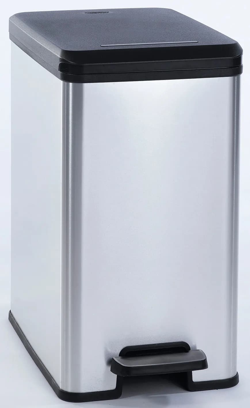 Cubo pedal slim bin curver metal plata