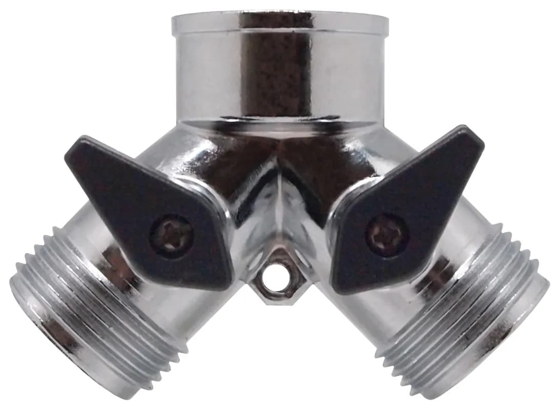 Derivacion en "y" 2 vias de zinc