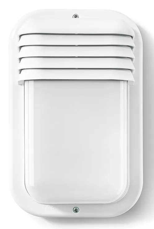 Aplique exterior vertical blanco led