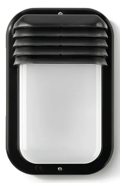 Aplique exterior vertical negro led