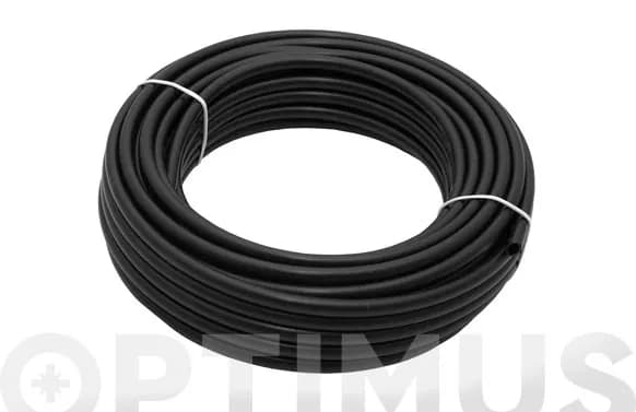 Microtubo flexible negro para goteo