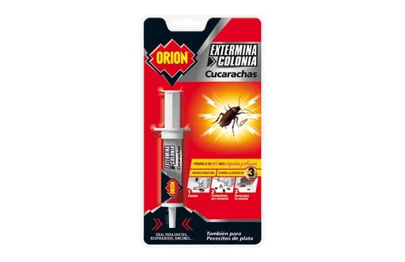 Gel jeringa anticucarachas orion