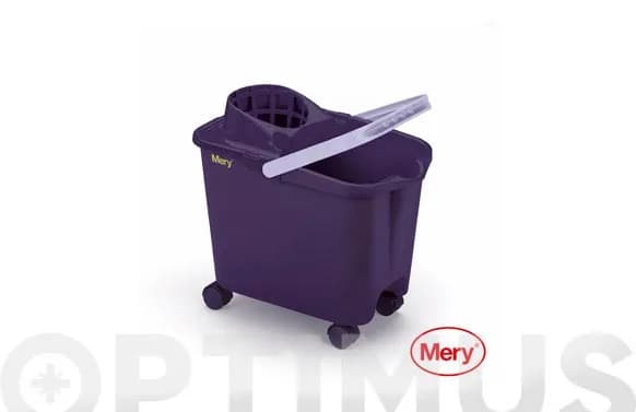 Cubo con escurridor 14 L ruedas