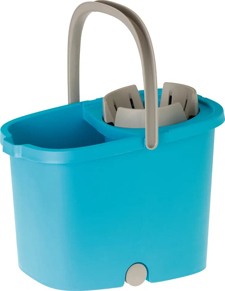 Cubo con escurridor 16 L ruedas automatico
