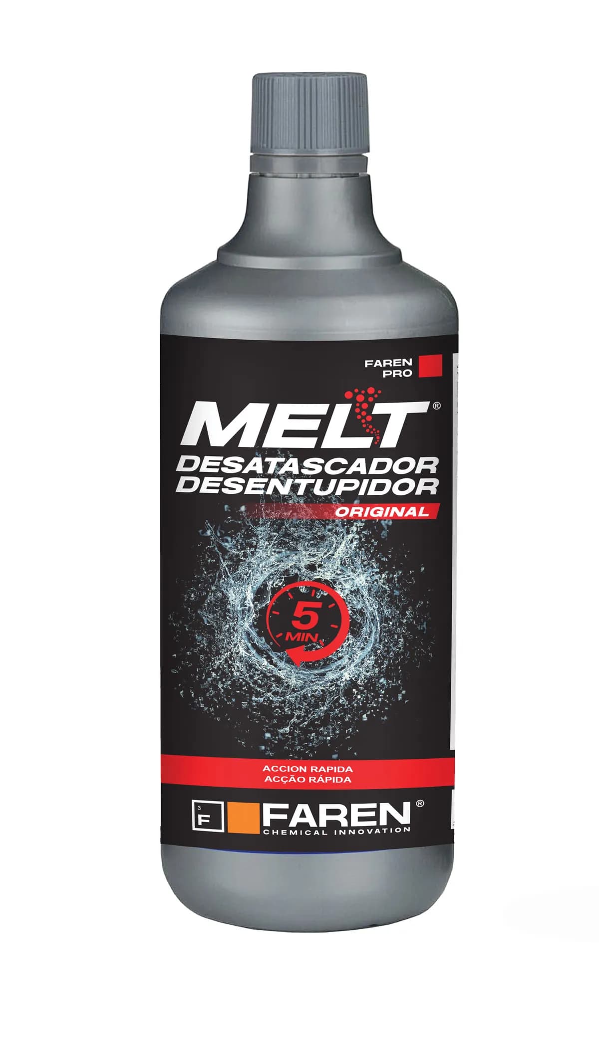 Desatascador accion rapida con acido sulfurico