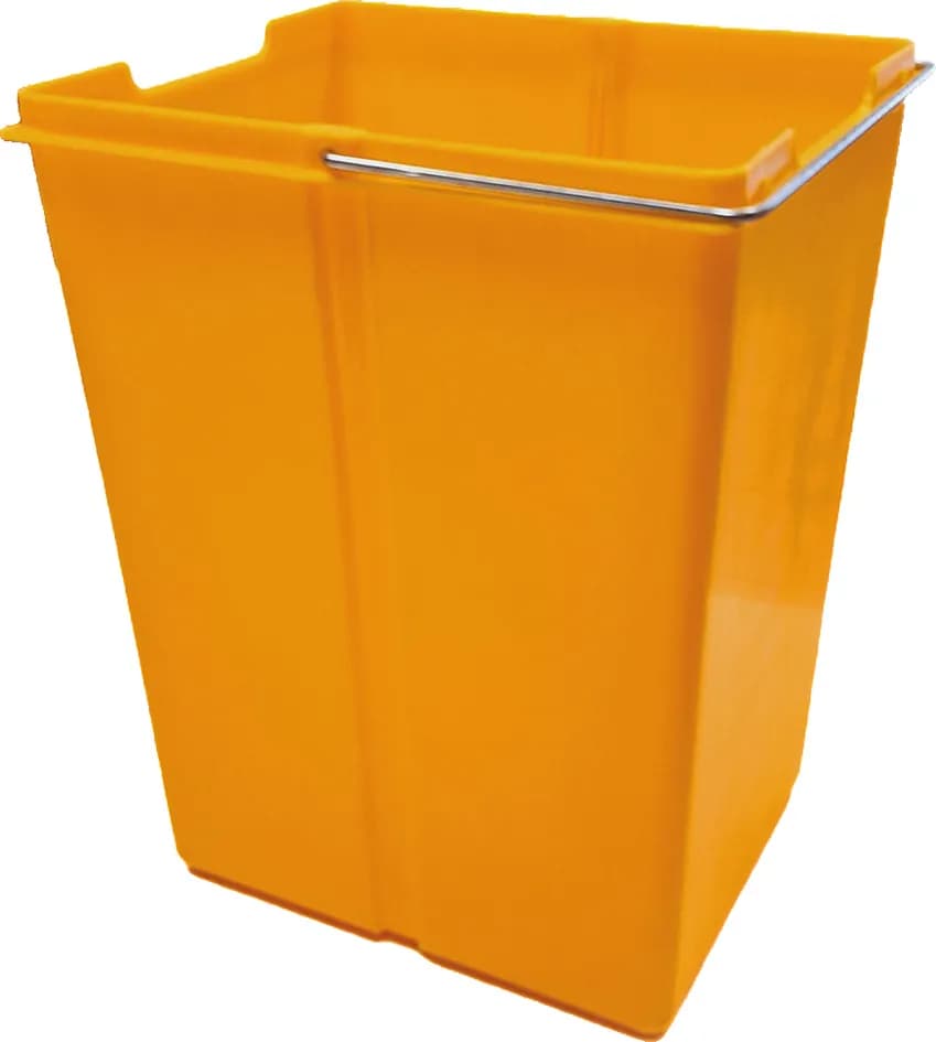 Cubo recambio contenedor ecologico amarillo