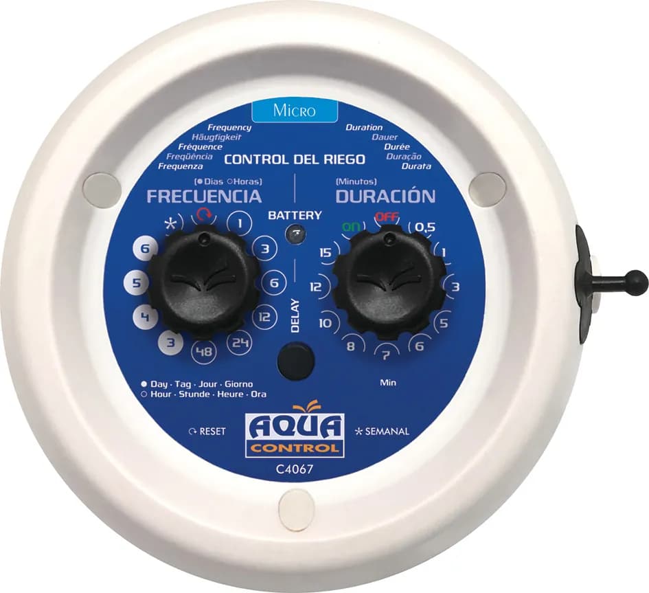 Kit riego vacacional programador con bomba