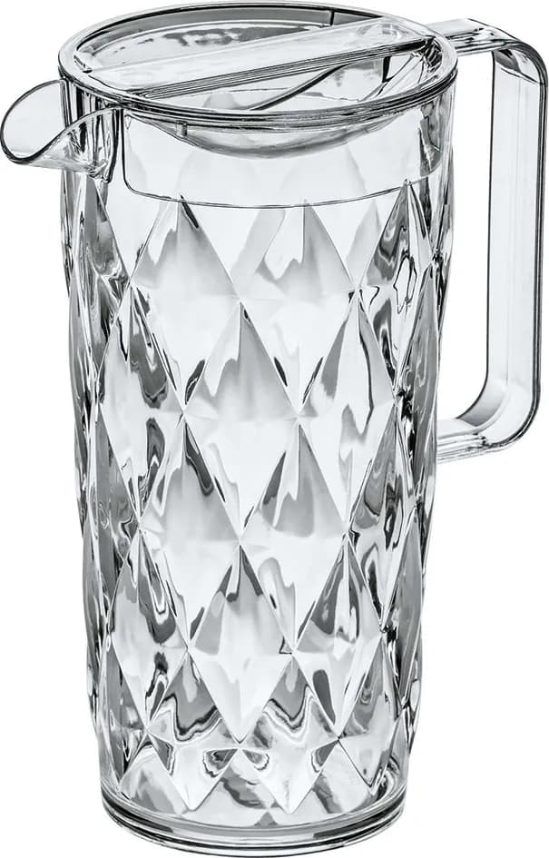 Jarra + 4 vasos acrilico crystal set