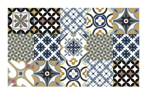 Alfombra vinilica croma hidraulico