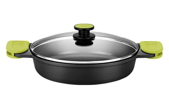 Cazuela baja aluminio fundido foodie