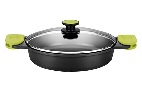 Cazuela baja aluminio fundido foodie
