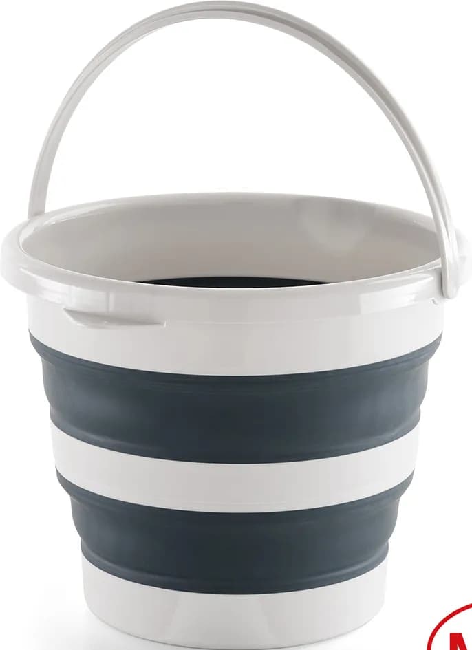 Cubo plegable con asa