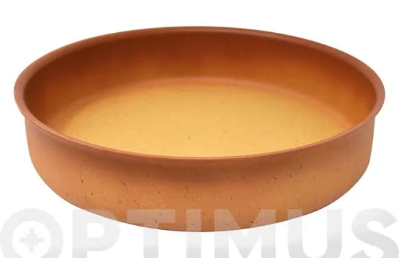 Cazuela baja sin tapa aluminio forjado terracota