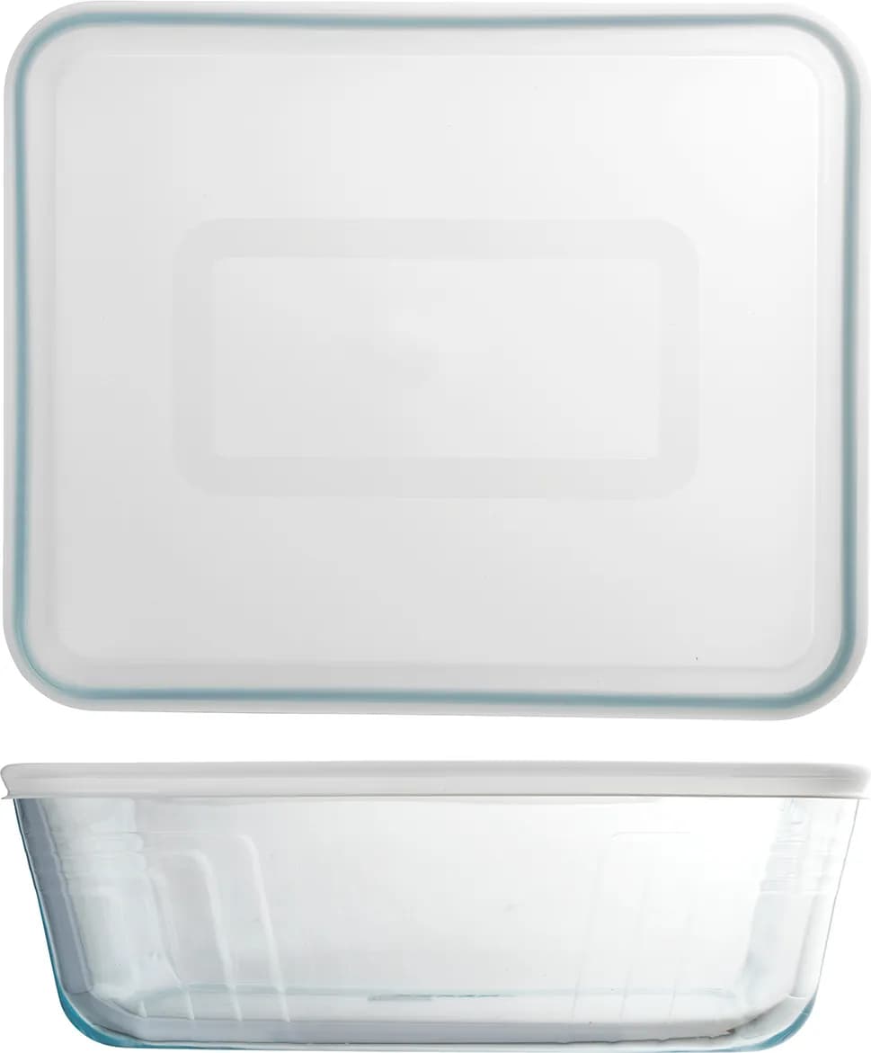 Contenedor rectangular vidrio Pyrex