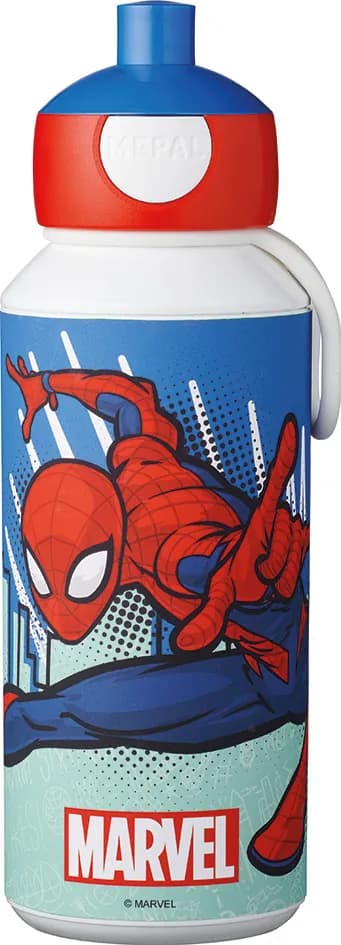 Botella pop up campus spiderman