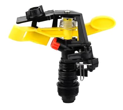 Aspersor cabezal impacto regulable 360º