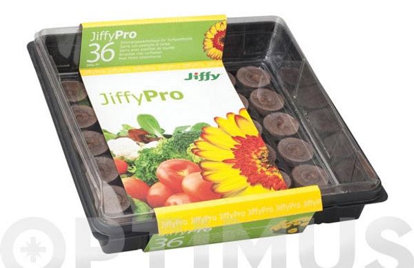 BANDEJA TURBA INVERNADERO 36 PASTILLAS