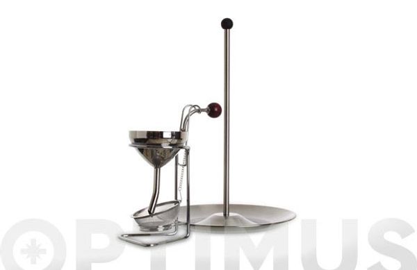 EMBUDO VINO CON SOPORTE + SECADOR DECANTADOR