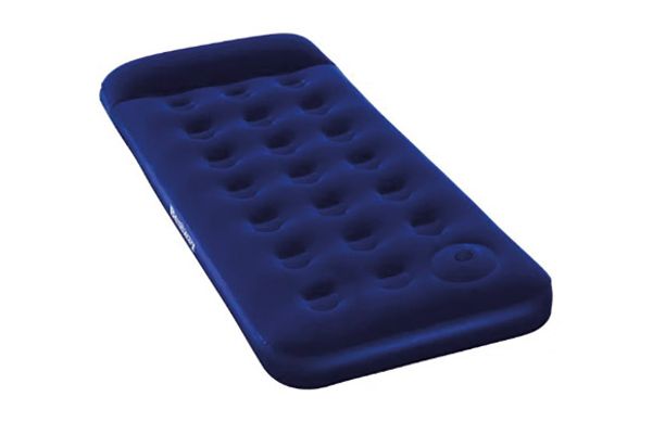 COLCHON CAMA HINCHABLE INDIVIDUAL BOMBA PIE 76X185X28 CM + BOMBA PIE
