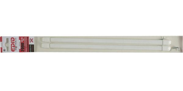 PORTAVISILLO EXTENSIBLE OVAL METAL BLANCO 2 UDS 40/65 CM