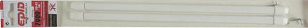 PORTAVISILLO EXTENSIBLE OVAL METAL BLANCO 2 UDS 60/95 CM