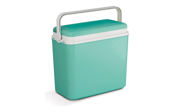 NEVERA RIGIDA 24 L 40 X 23,6 X 37,5H CM AZUL TURQUESA