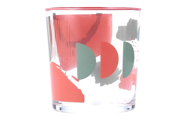 VASO BAJO VIDRIO KALEIDO DECORADO 38 CL