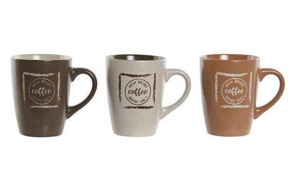 MUG GRES DECORADO SURTIDO 36 CL COFFEE