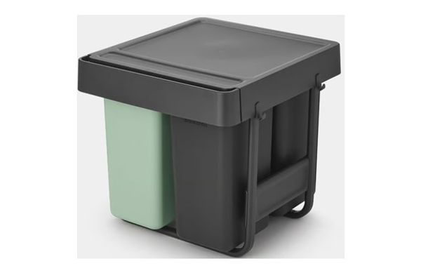 CUBO INTERIOR 10+10+20L GRIS/VERDE JADE