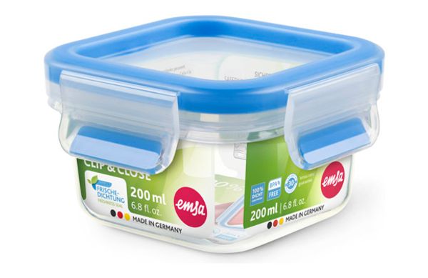 CONTENEDOR HERMETICO CUADRADO 0,25 L