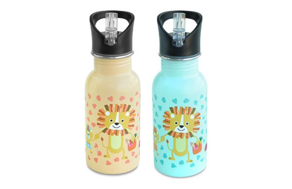 BOTELLA INOX TERMO INFANTIL SNACK RICO FUNNY 400 ML- JUNGLE SURTIDO