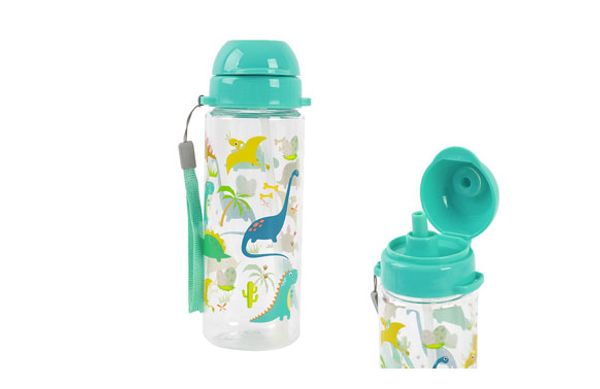 BOTELLA INFANTIL TRITAN 7 X 7 X 19CM 400 ML- DINO