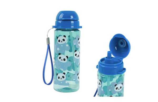 BOTELLA INFANTIL TRITAN 7 X 7 X 19CM 400 ML-PANDA