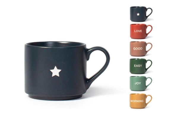 MUG NEW BONE CHINA COLOR/ESCRITURA 38 CL