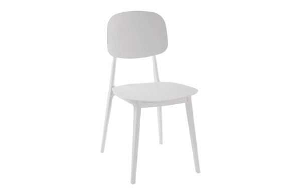 SILLA POLIPROPILENO APILABLE BLANCO 41,5 X 39,5 X 80 CM